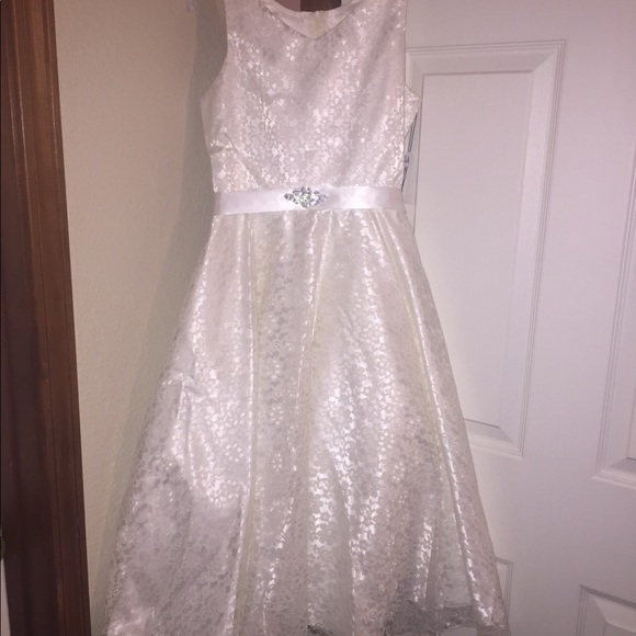 ivory dress size 16